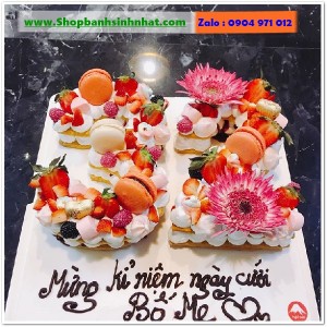 Bánh Sinh Nhật Chữ Cái & Số - RP91